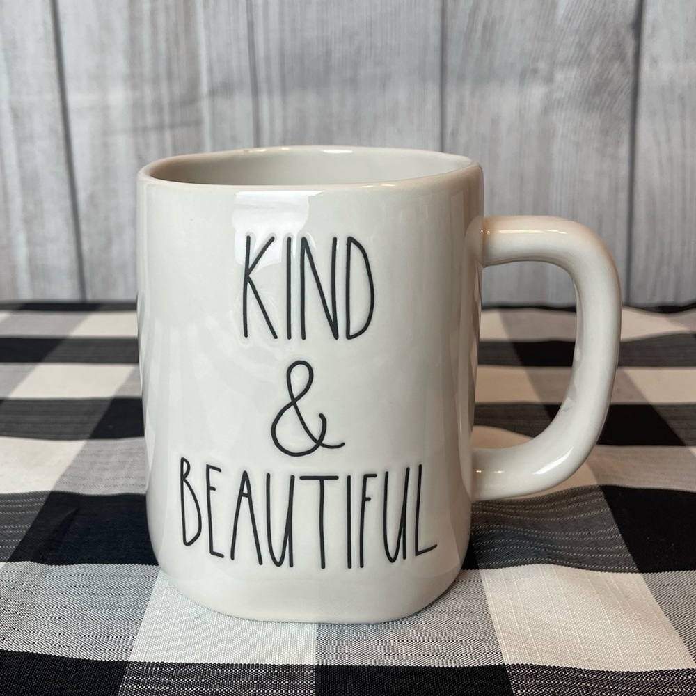 Rae Dunn KIND & BEAUTIFUL Mug